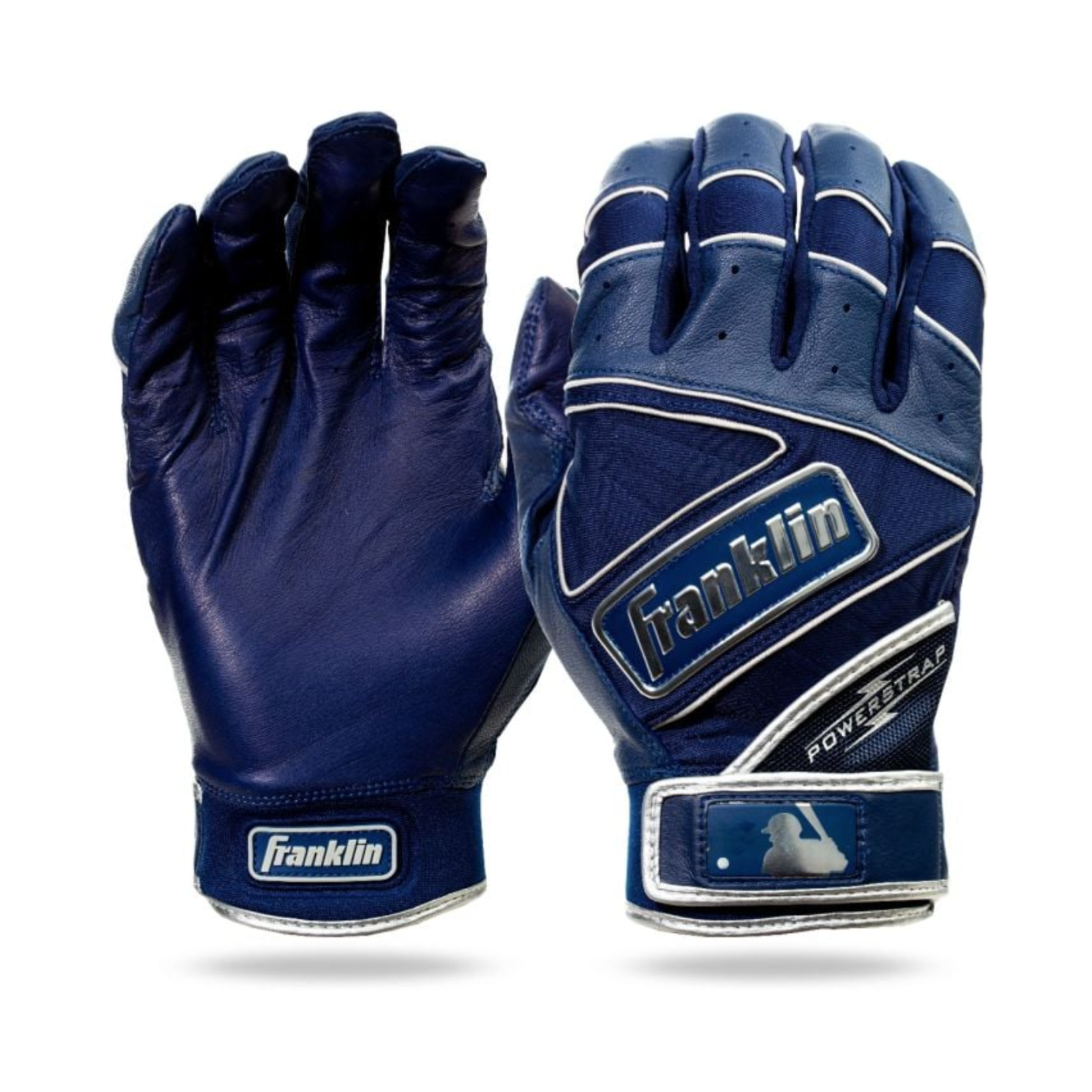 Franklin Powerstrap Chrome Batting Gloves