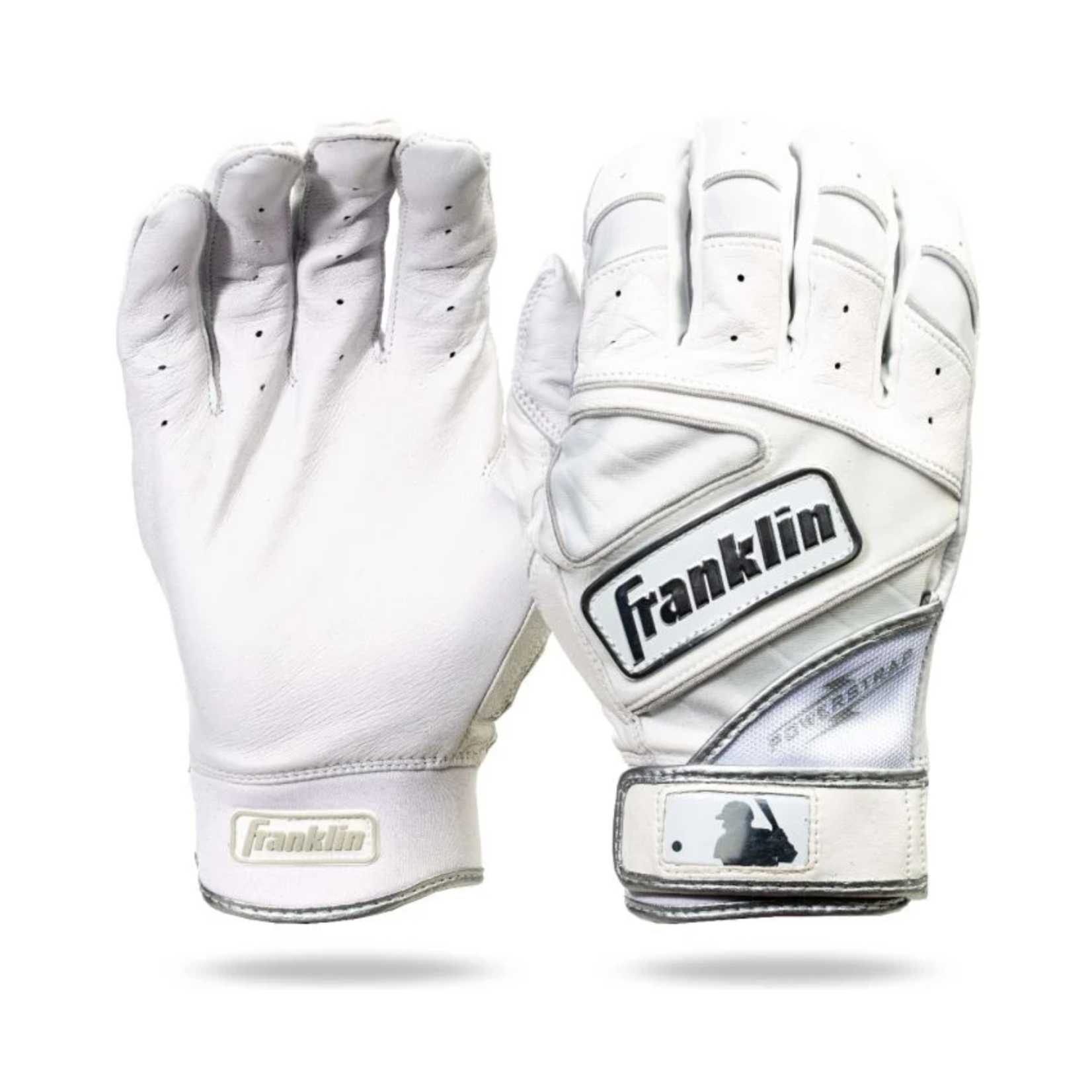 Franklin Powerstrap Chrome Batting Gloves