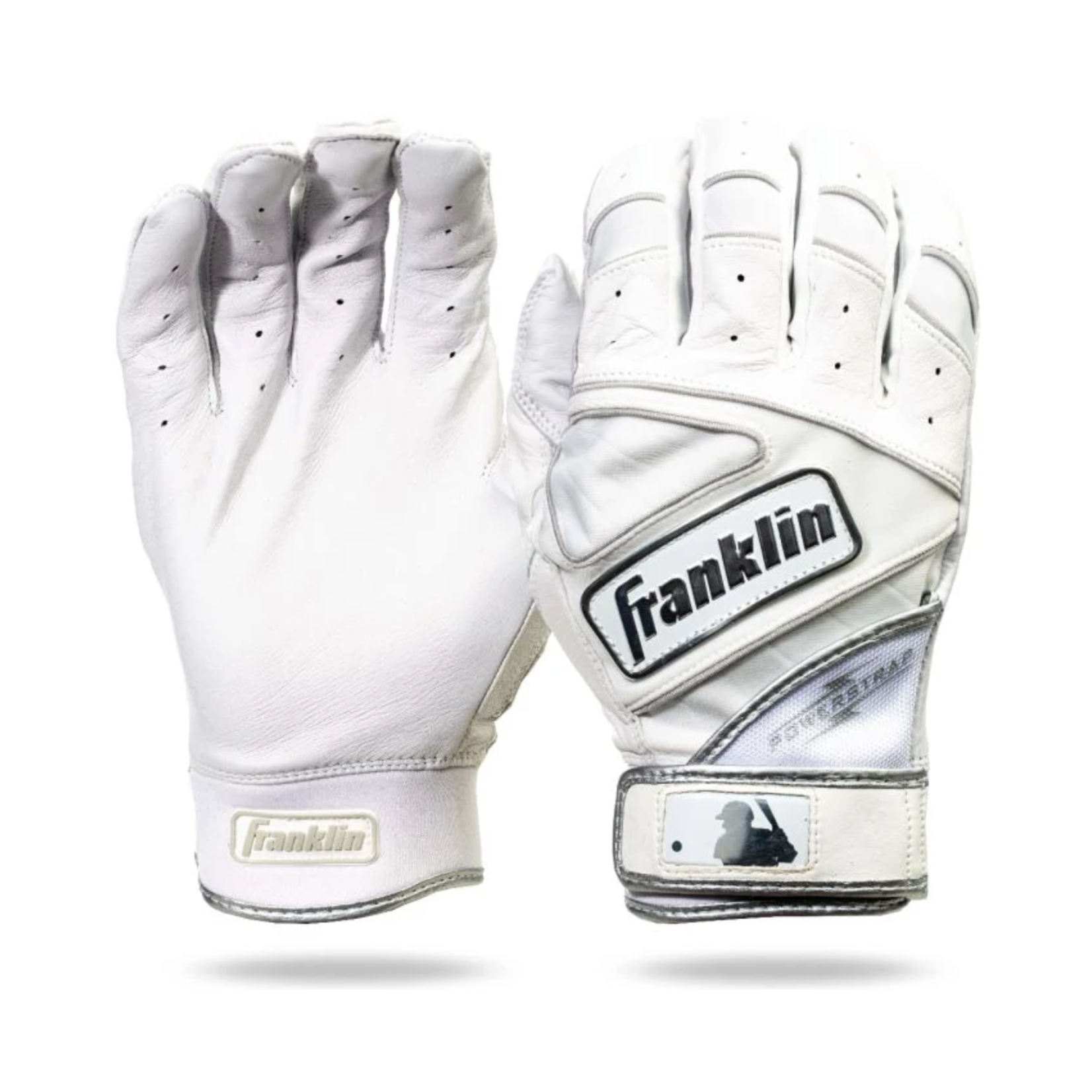 Franklin S22 Powerstrap Chrome Batting Gloves