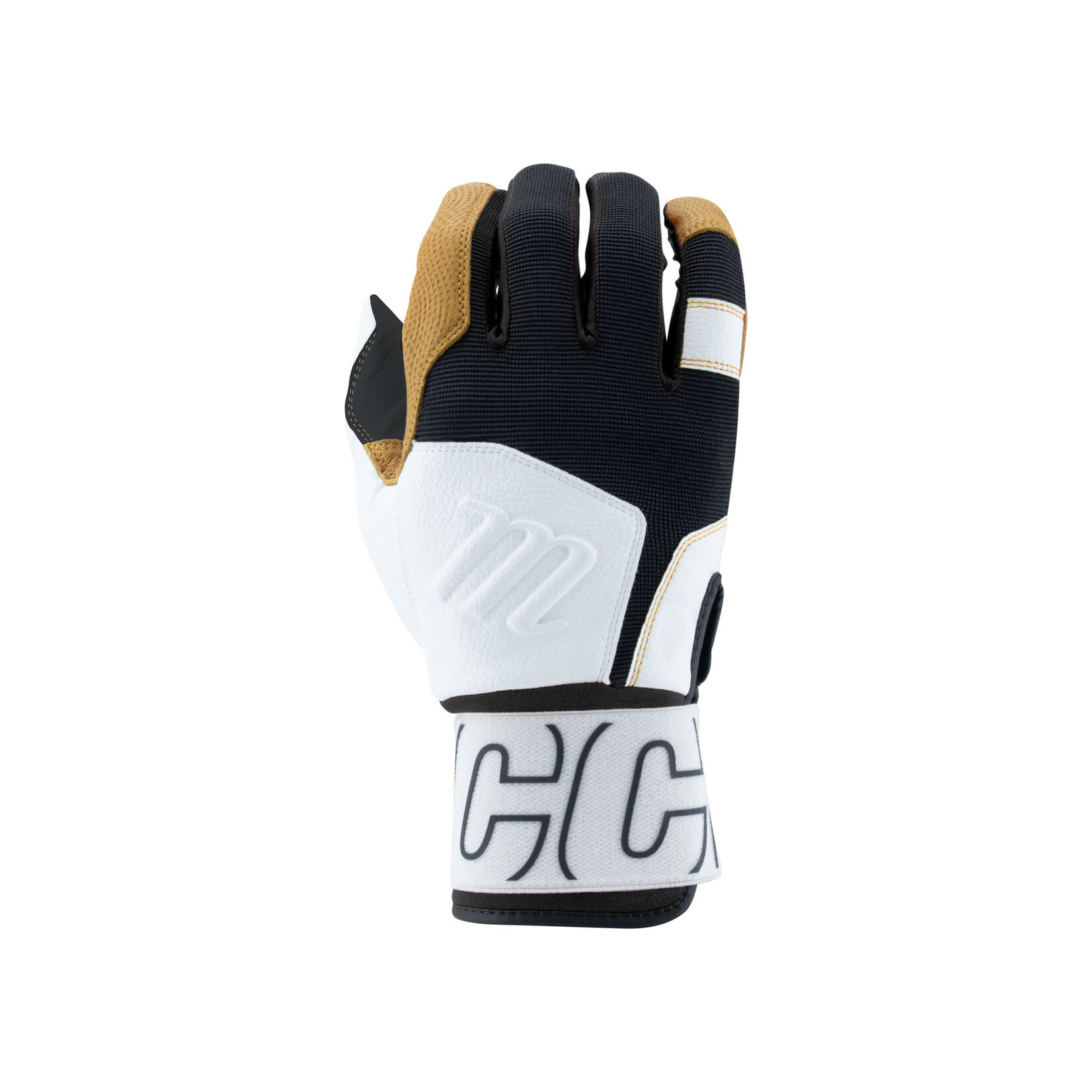 Marucci S24 Blacksmith Full Wrap Batting Gloves V2 BK/WH