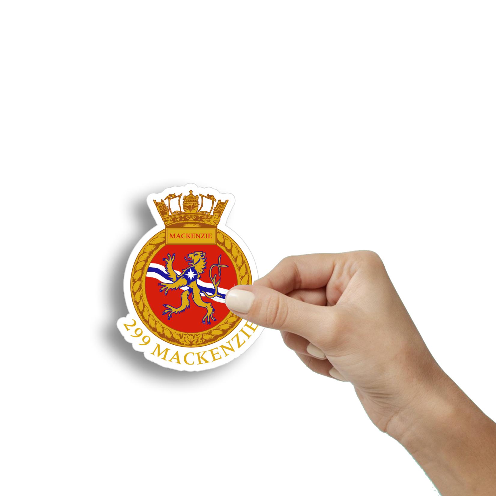 3" Sticker - Navy League