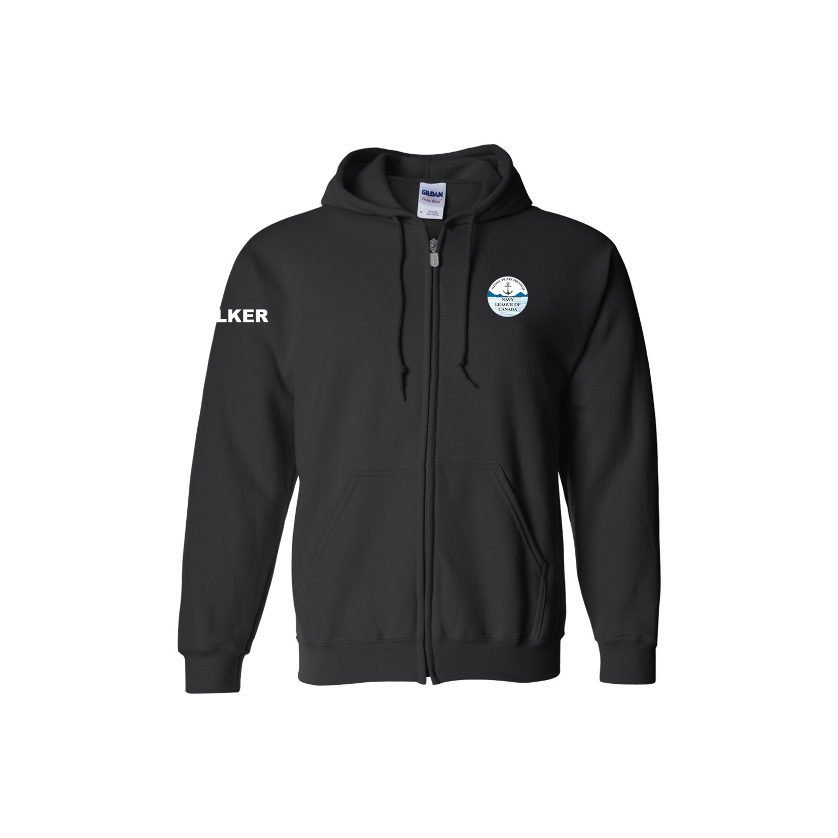 Gildan Full Zip Hoody w/ Name