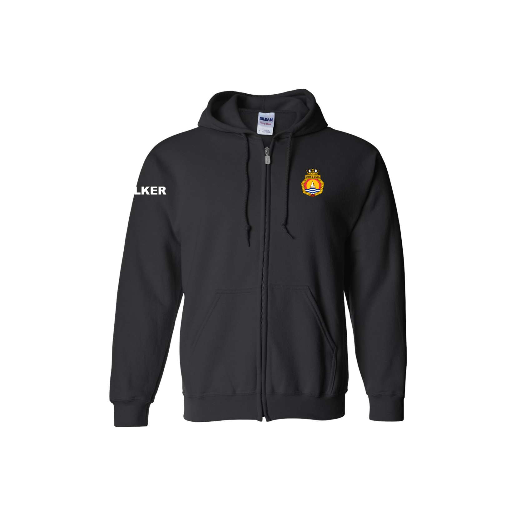 Gildan Full Zip Hoody w/ Name