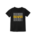 Bella + Canvas Hawks Hockey YTH Tri-Blend Tee