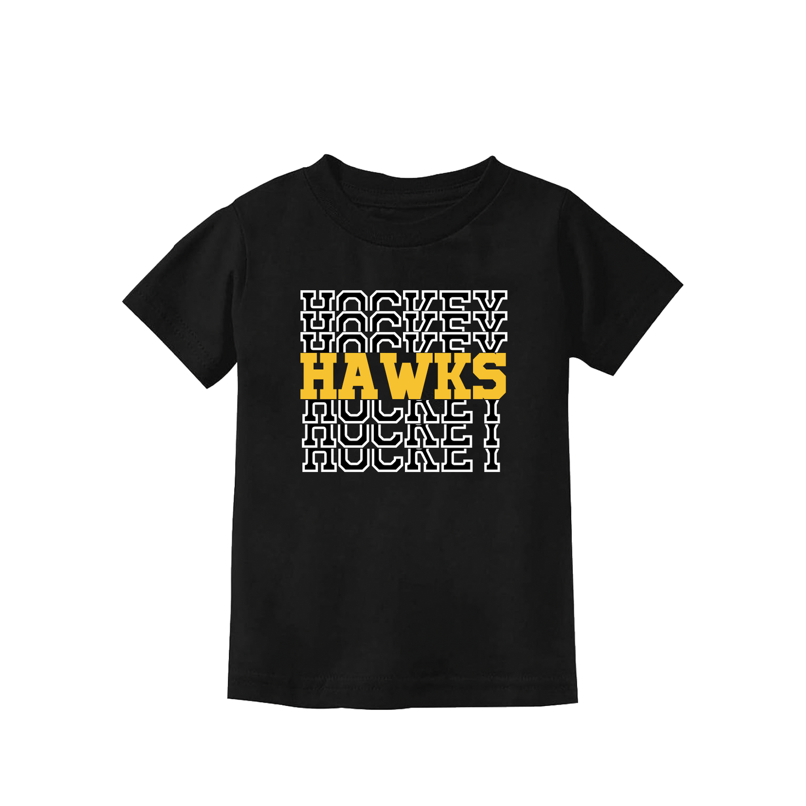Bella + Canvas Stock Hawks Hockey YTH Tri-Blend Tee