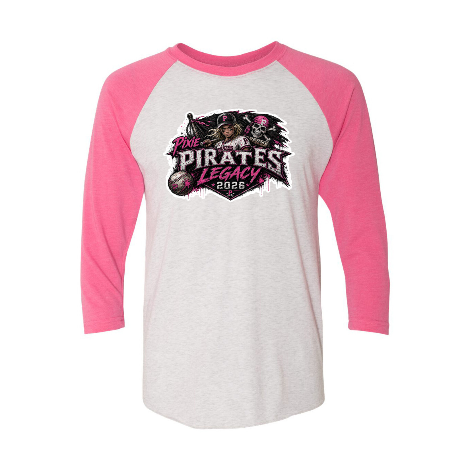 Next Level Team 3/4 Sleeve (Adult Only)