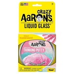 Crazy Aaron’s Thinking Putty Rose Lagoon Liquid Glass 4" Thinking Putty Tin