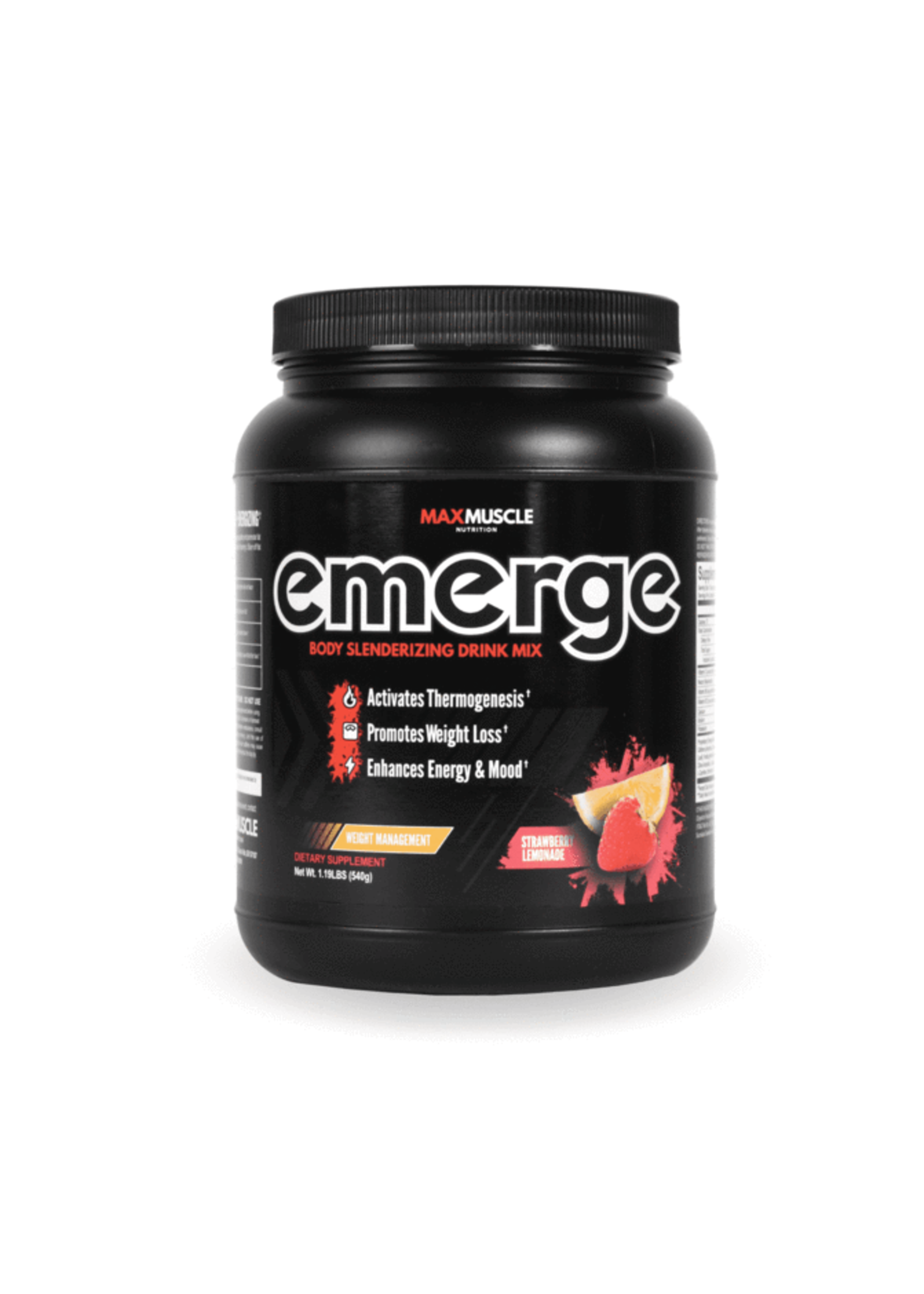 Max Muscle Emerge Strawberry Lemonade