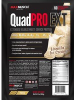 Max Muscle QuadPro EXT Vanilla Ice Cream 2lb