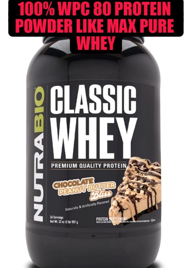 Nutrabio – Classic Whey CHOCOLATE PEANUT BUTTER BLISS 5lbs