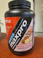 Max Muscle Maxpro Elite Strawberry Banana 4lb- $99. with discount Applied at Checkout