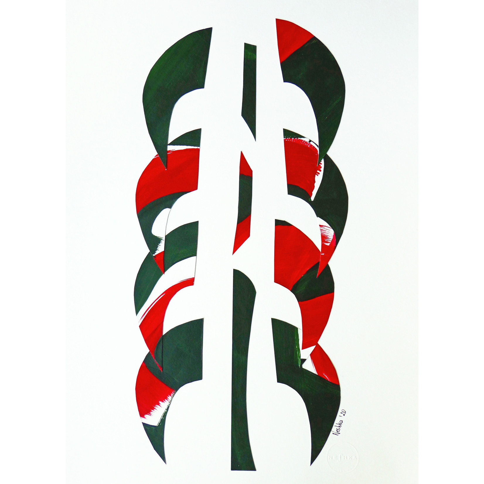 Neshka Neshka | Untitled 107 | Plant Series | 19" x 25", Framed