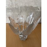 Vintage | Glass Cactus Petal Candle Holder | 1970's Ravenhead