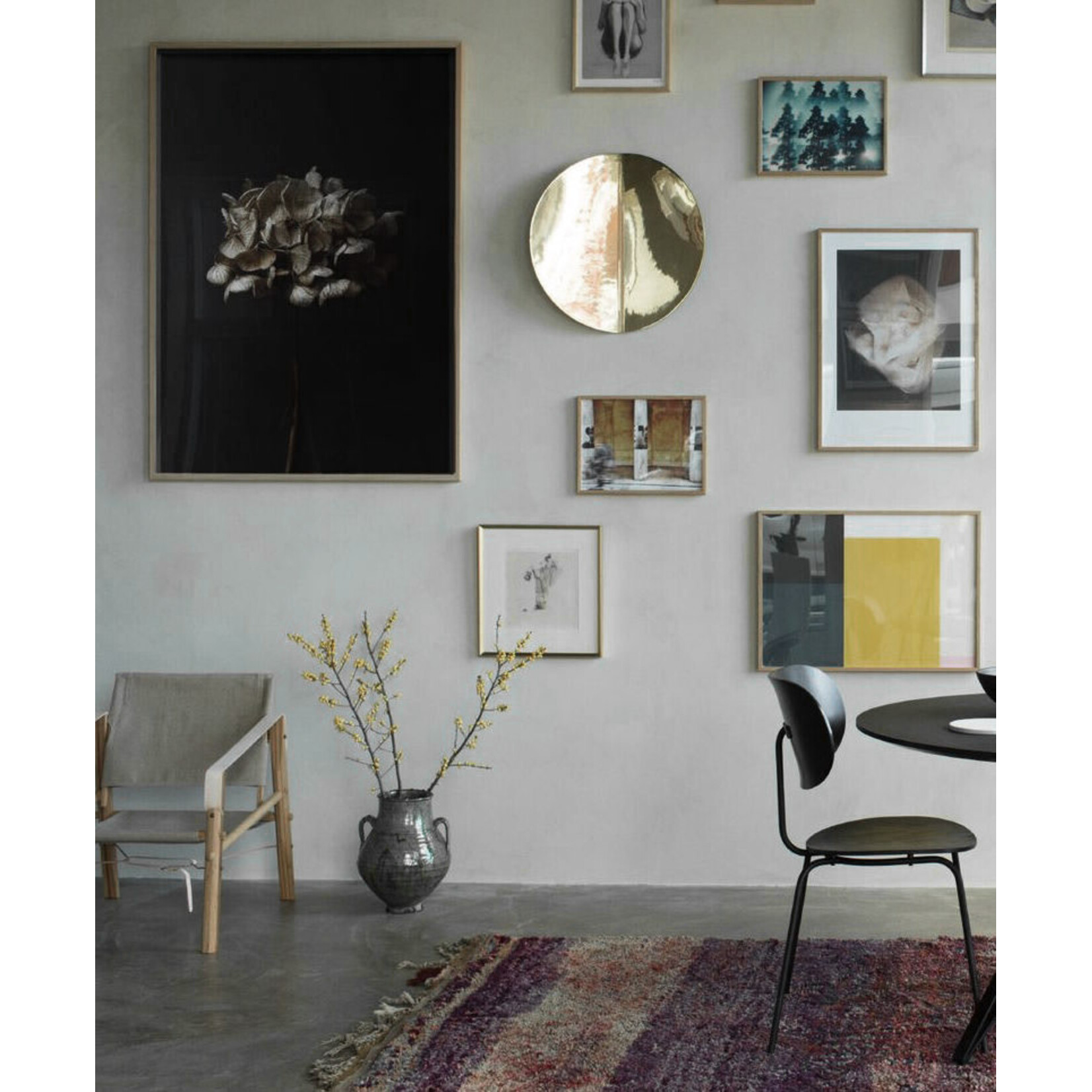 Mater Mater | Imago Mirror Object, Brass | 22.5" Diam.