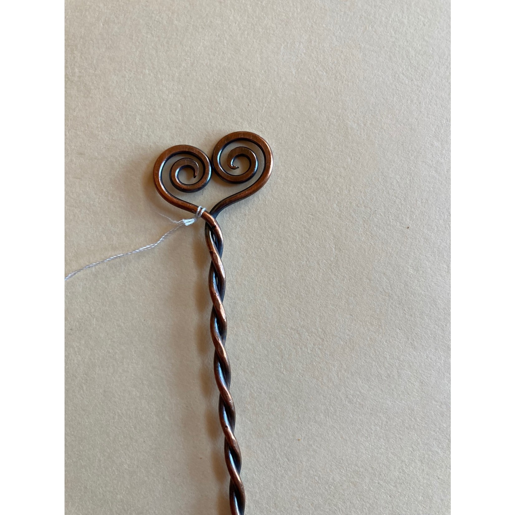 Copious  Copper Creations Hair Pin with Curl Top
