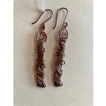 Copious  Copper Creations Copper Wired Earrings
