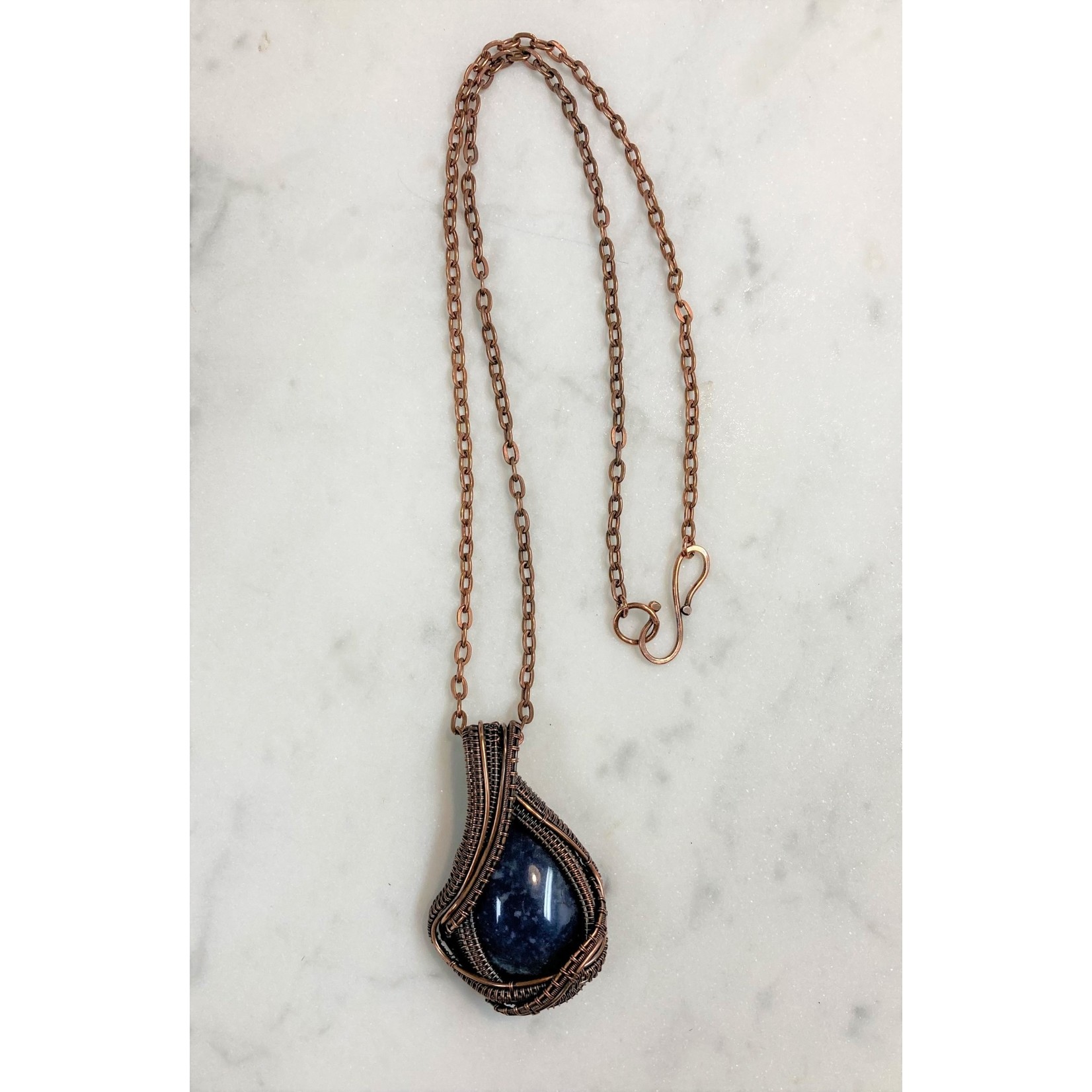 Copious  Copper Creations Blue Quartz Necklace