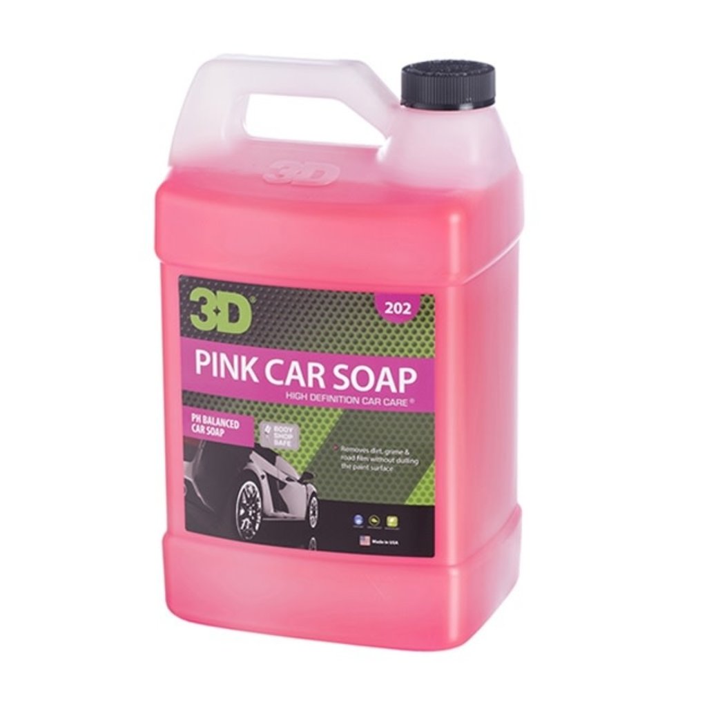 3D 202 Pink Car Soap - 5 Gallon