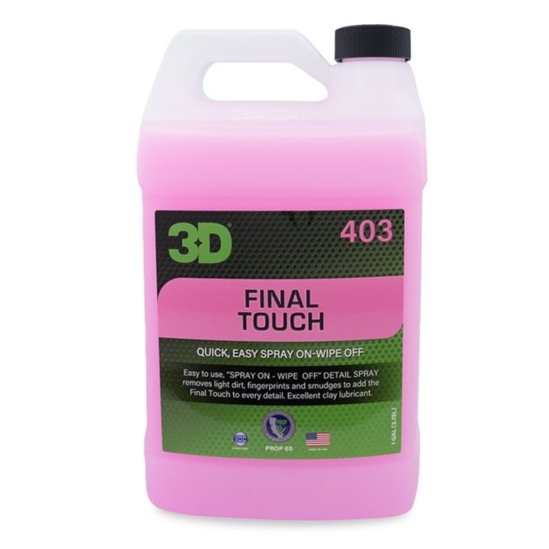 3D CAR CARE 3D FINAL TOUCH