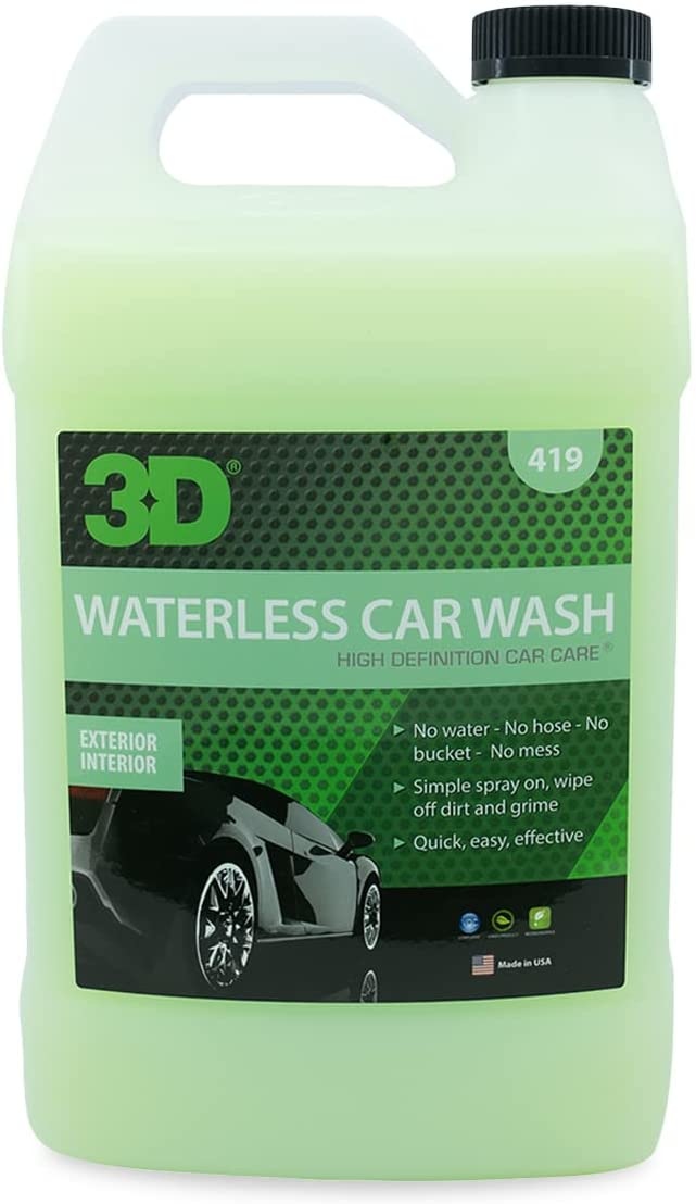 3D CAR CARE 3D WATERLESS CARWASH (GREEN)