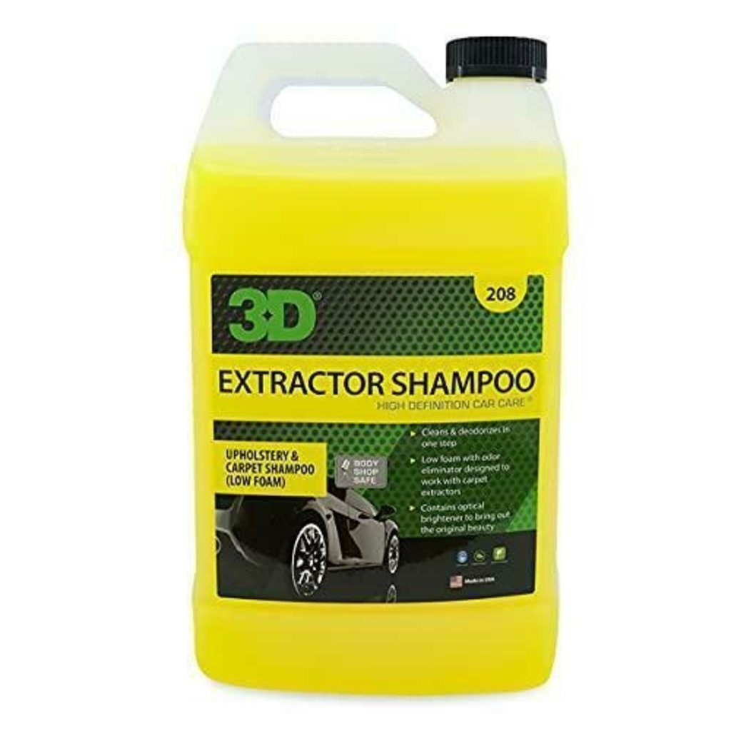 3D CAR CARE 3D EXTRACTOR SHAMPOO