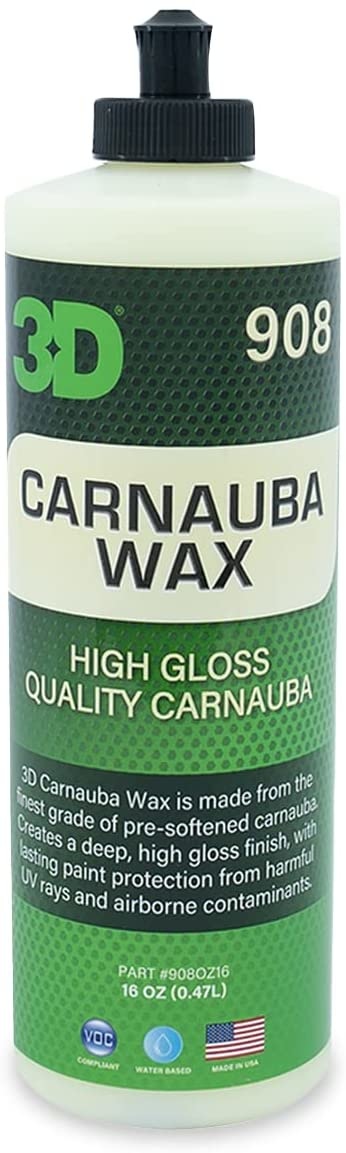 3D CAR CARE 3D CARNAUBA WAX