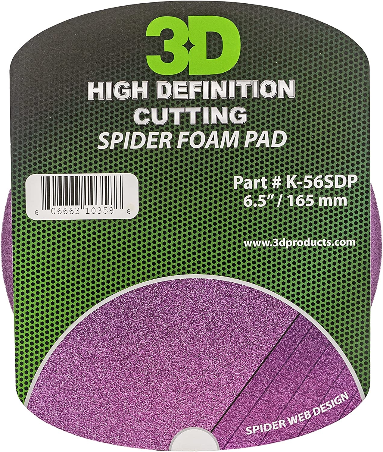 3D CAR CARE 3D DP SPIDER HEAVY CUT PAD