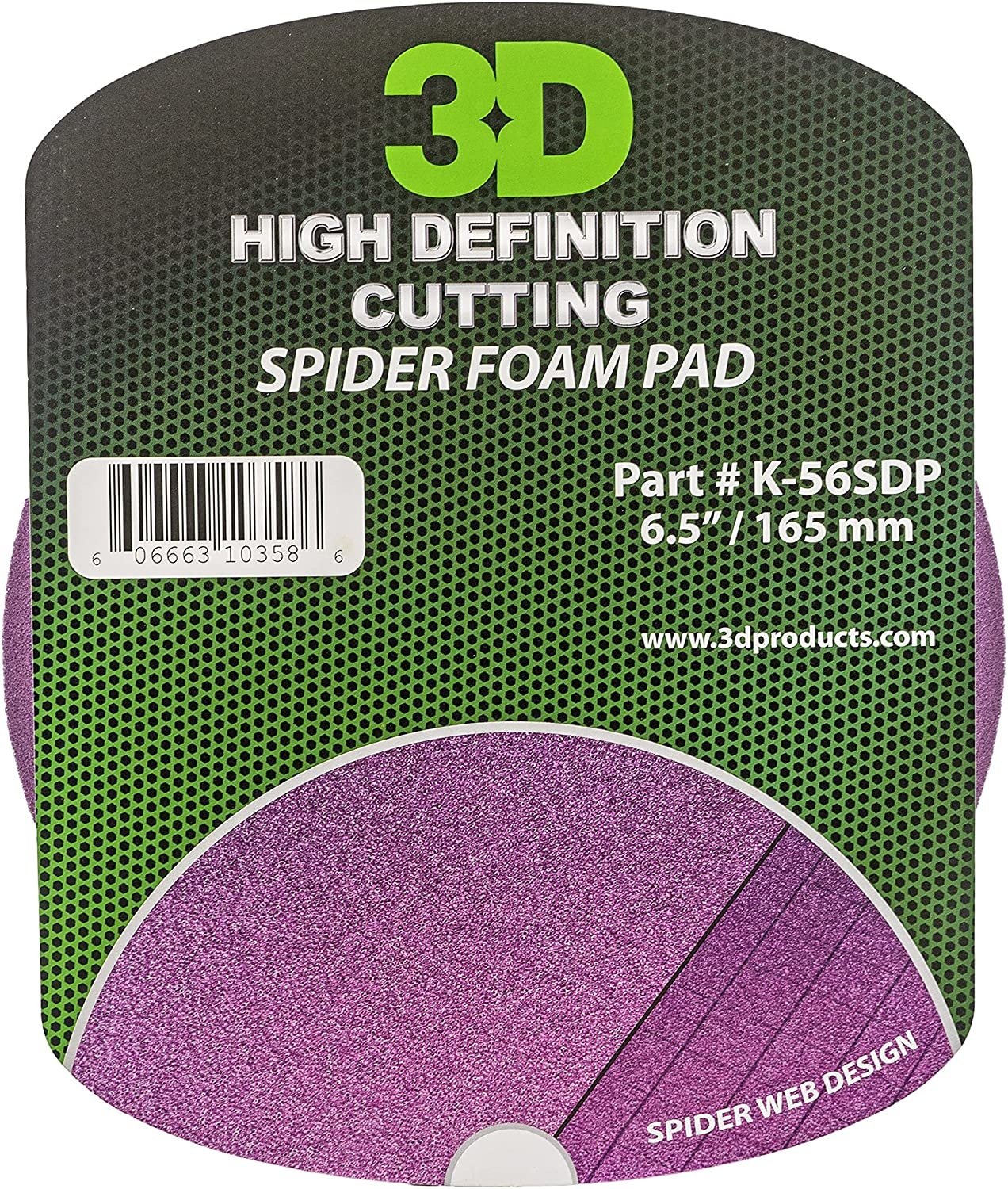 3D CAR CARE 3D DP SPIDER HEAVY CUT PAD