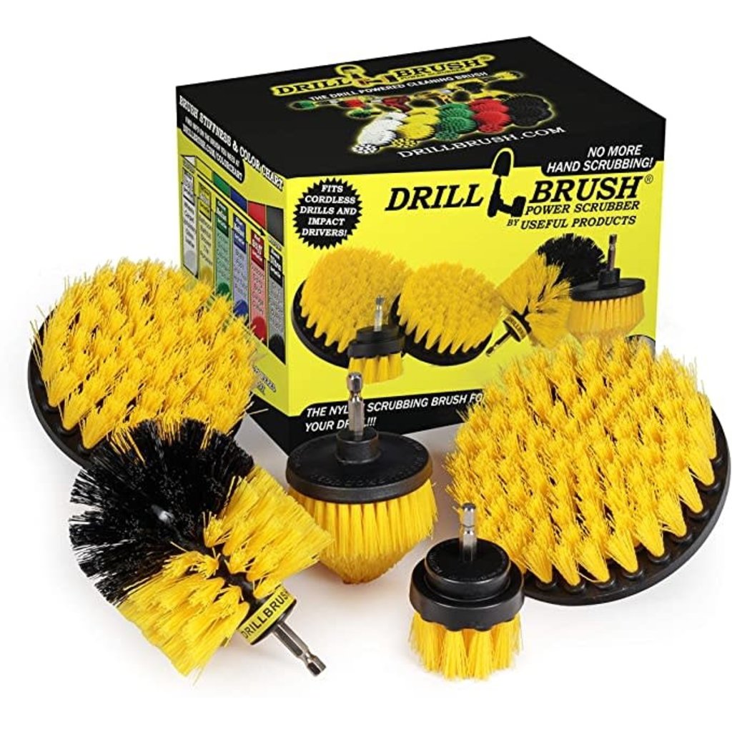 USEFUL 3 PIECE DRILLBRUSH KIT