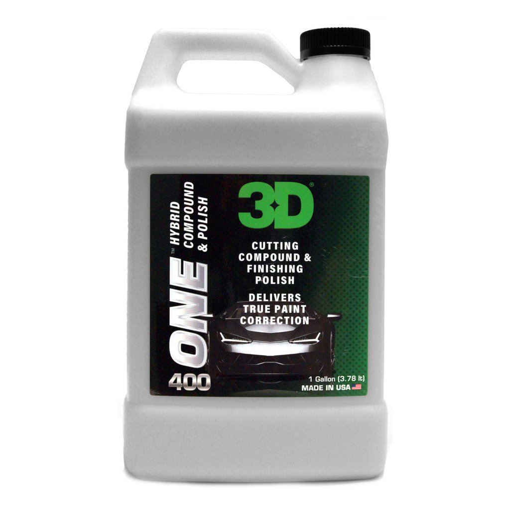 16oz 3D ONE & SPEED Combo-Rubbing Compound-Polish-All In One Kit – 3D Car  Care Miami