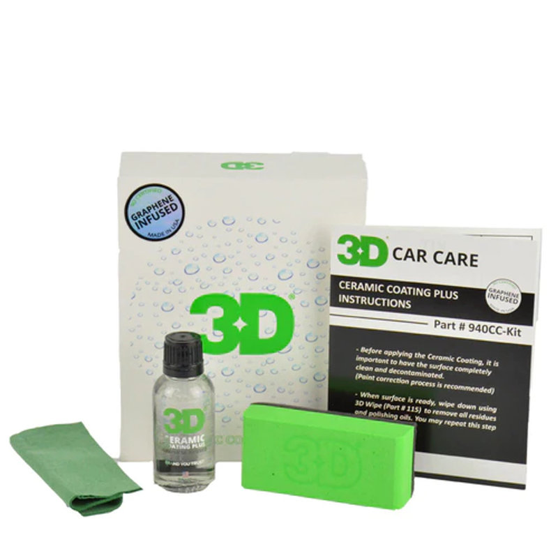 3D CAR CARE 3D GRAPHENE COATING KIT 30ML