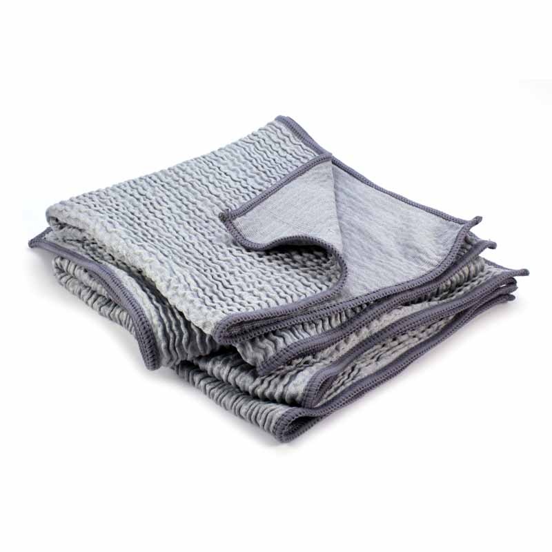DETAIL FACTORY DF 16X16 GRAY GLASS MICROFIBER TOWEL