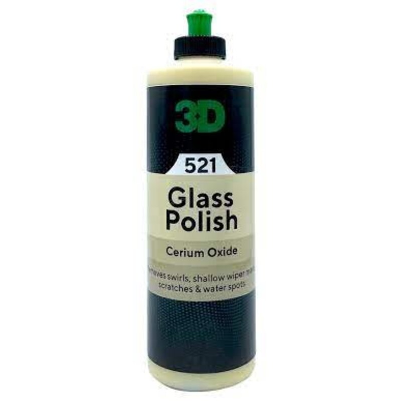 3D CAR CARE 3D GLASS POLISH 16OZ