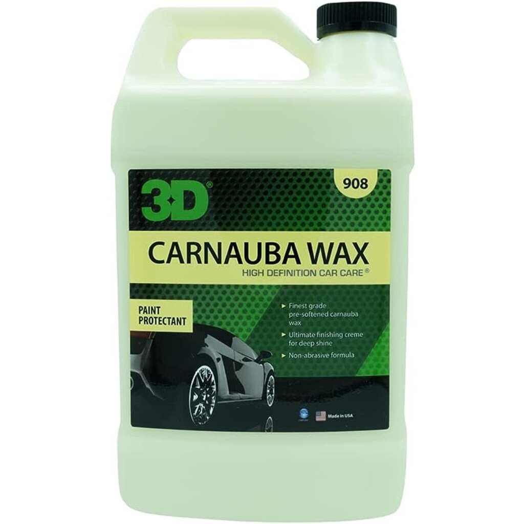 3D CAR CARE 3D CARNAUBA WAX