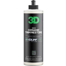 3D CAR CARE 3D GLW SIO2 CERAMIC TRIM RESTORE 16OZ