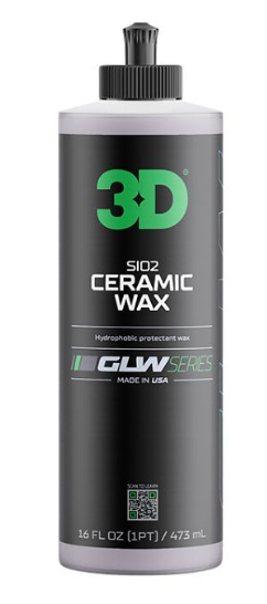 3D CAR CARE 3D GLW SIO2 CERAMIC WAX 16OZ