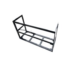 TANK FRAME W/POWDER COATING 1X3 IN METAL