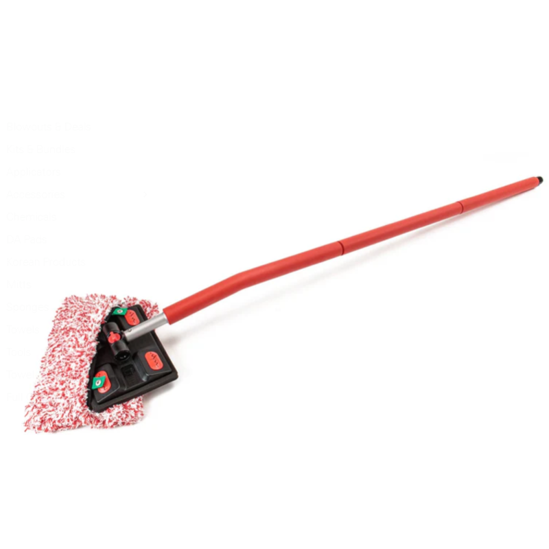 AUTOFIBER MITT ON A STICK PRO PLUS RED DRAGON PLUSH