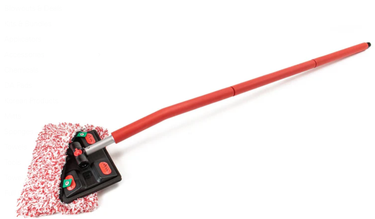 AUTOFIBER MITT ON A STICK PRO PLUS RED DRAGON PLUSH