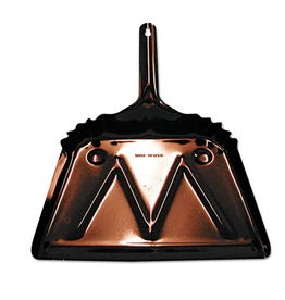 METAL BEVELED EDGE DUST PAN 12"