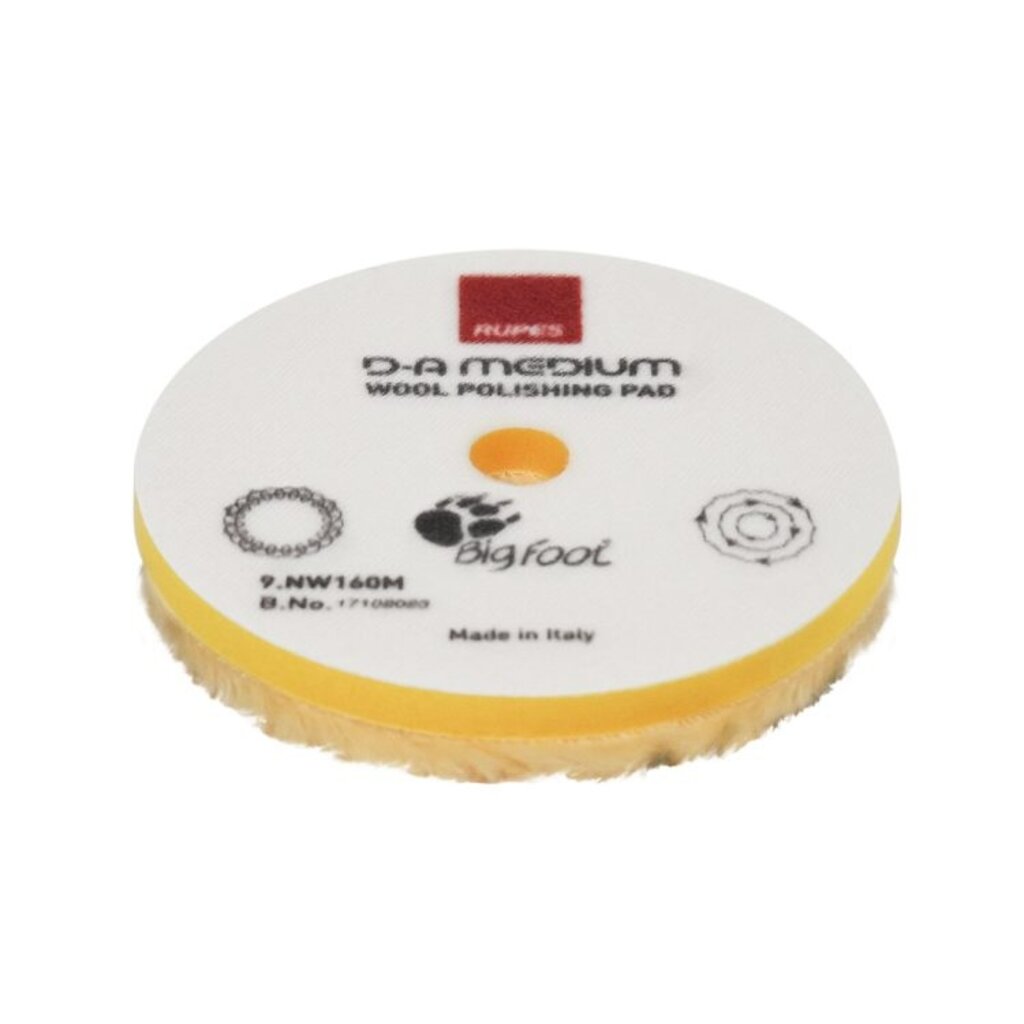 RUPES RUPES WOOL POLISHING PAD 80mm DA MEDIUM