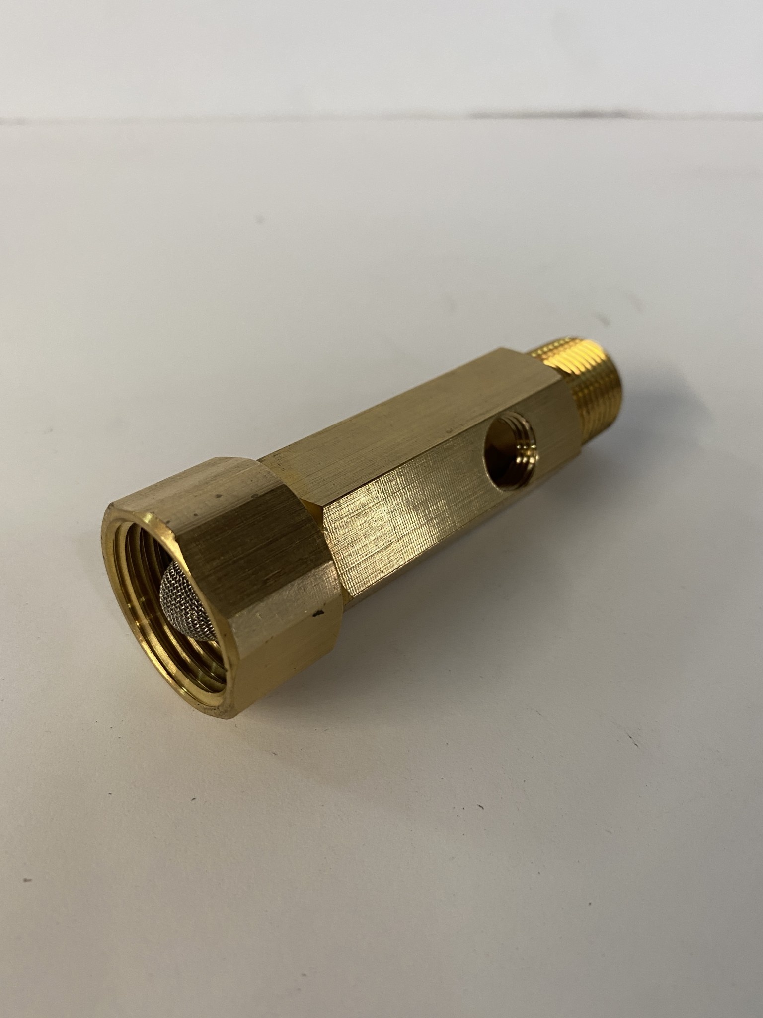 BRASS INLET 3/4"FGH  X 1/2"MPT