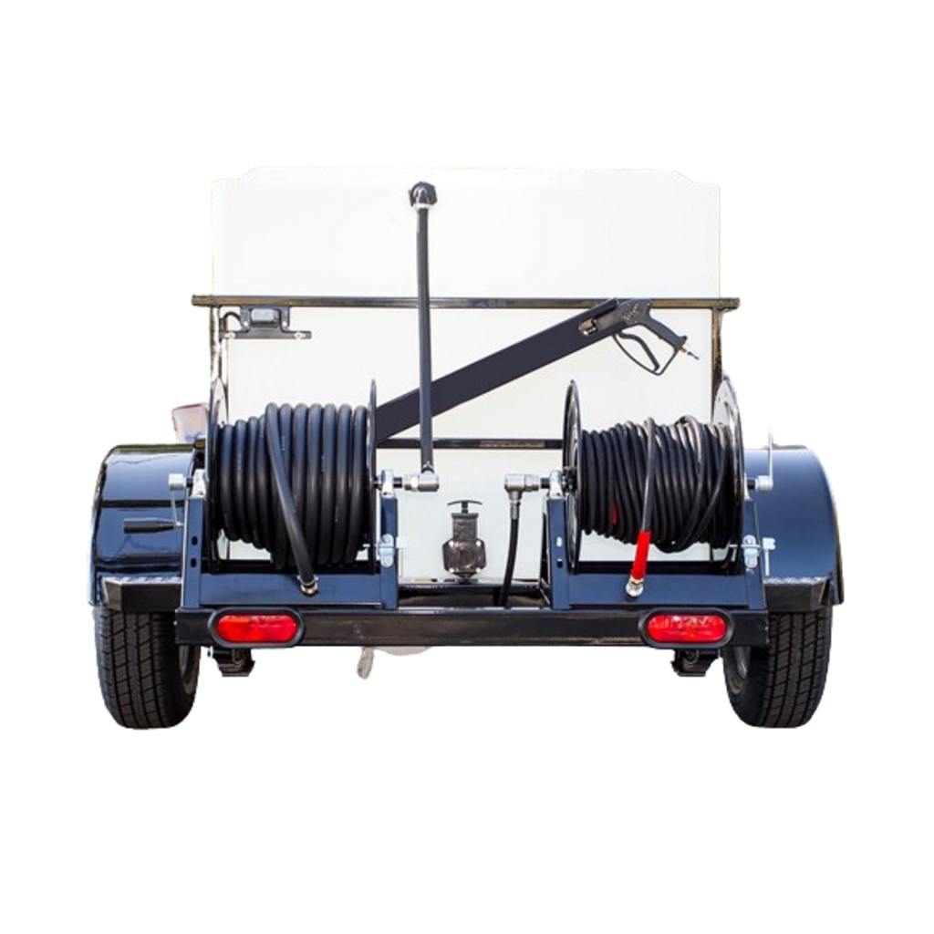 TRAILER 5X10 WITH 220GL TANK & HOT PRESSURE WASHER