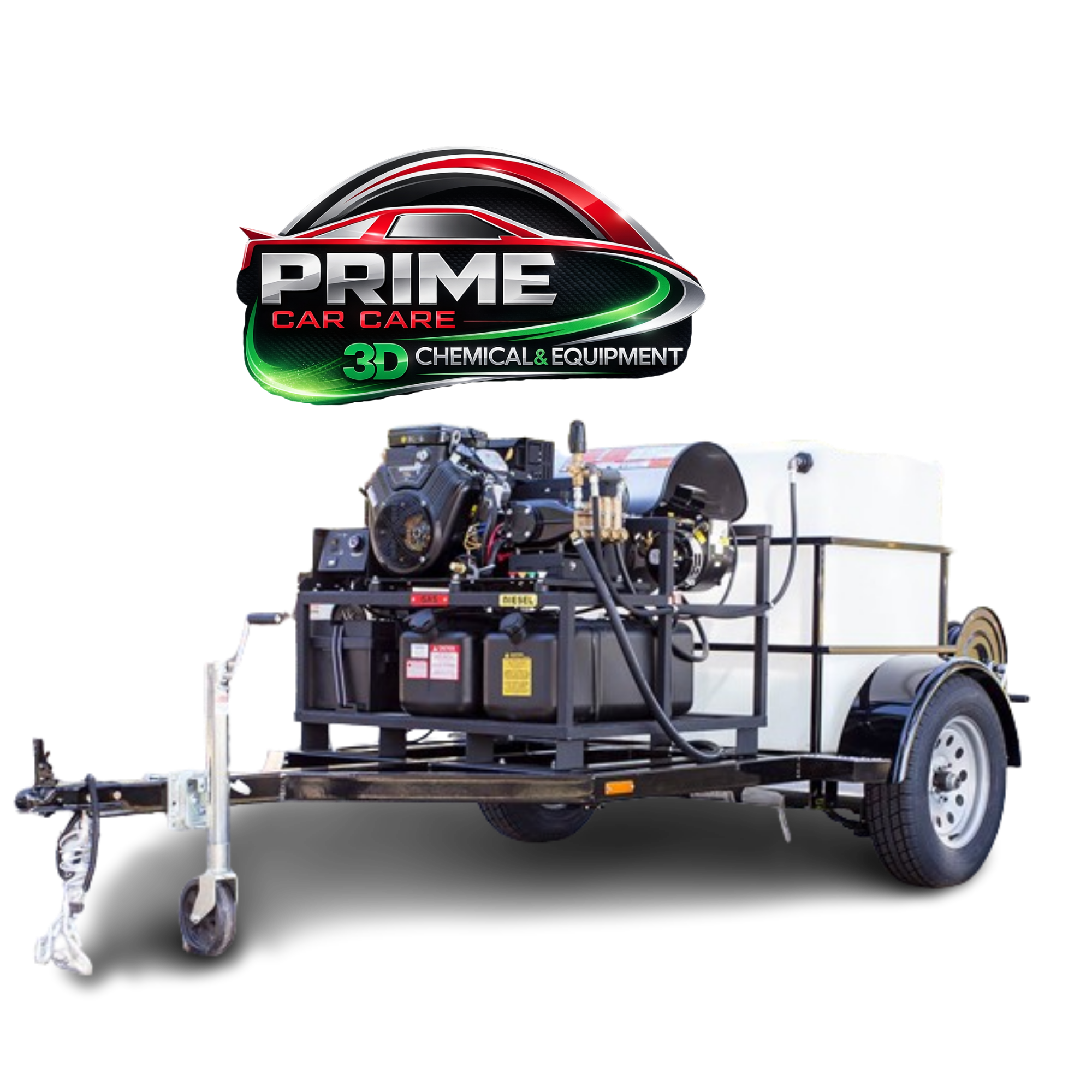 TRAILER 5X10 WITH 220GL TANK & HOT PRESSURE WASHER