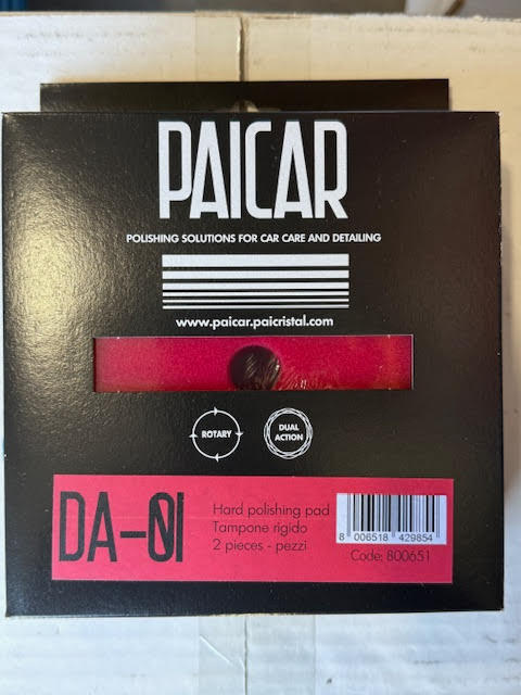 PAICAR PAICAR DA-01 HARD POLISHING PAD 6" RED (SOLD AS 1 EACH)
