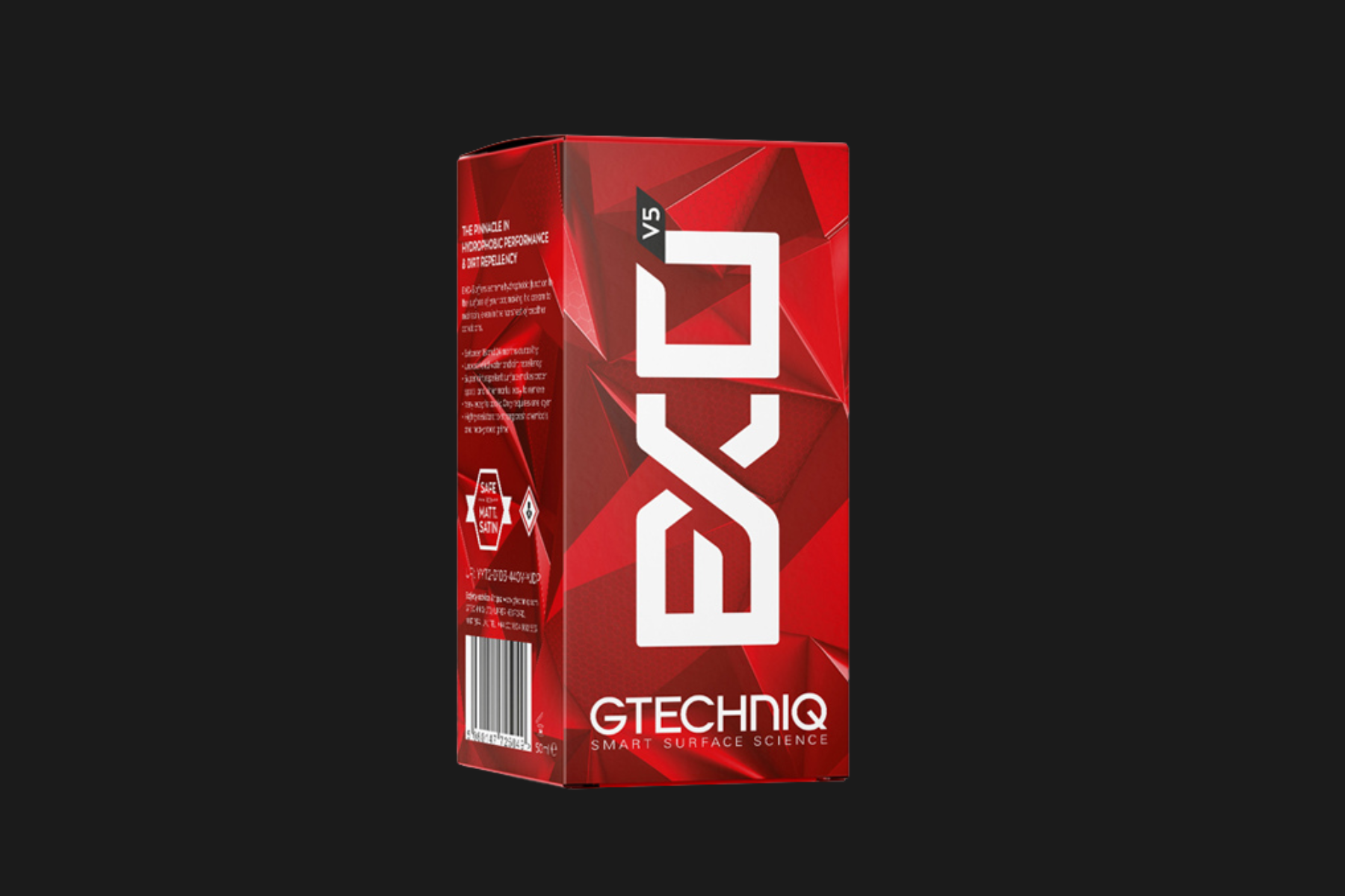 GTECHNIQ GTECHNIQ EXOv5 ULTRA DURABLE HYDROPHOBIC COATING 50ML