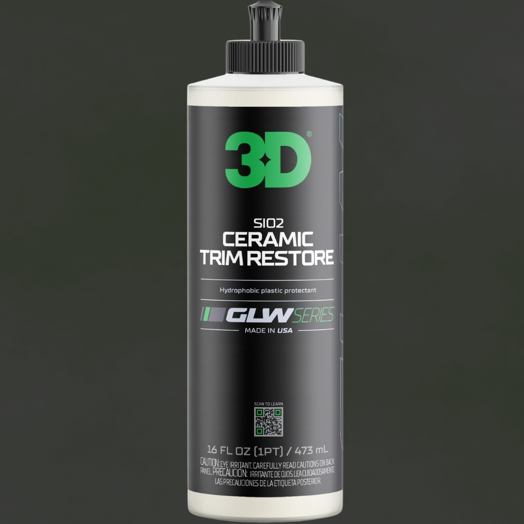 3D CAR CARE 3D GLW SIO2 CERAMIC TRIM RESTORE 16OZ