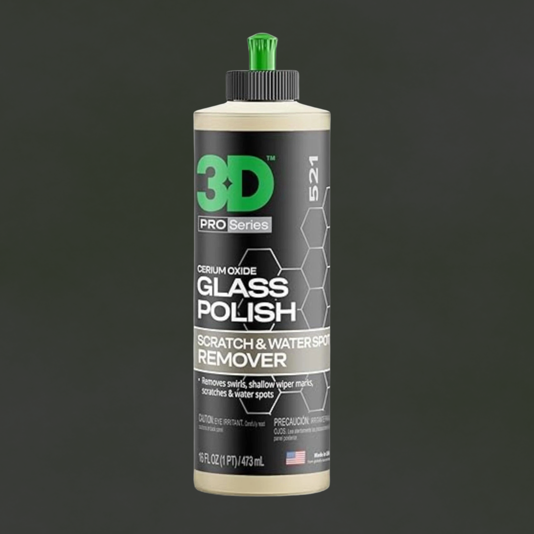 3D CAR CARE 3D GLASS POLISH 16OZ