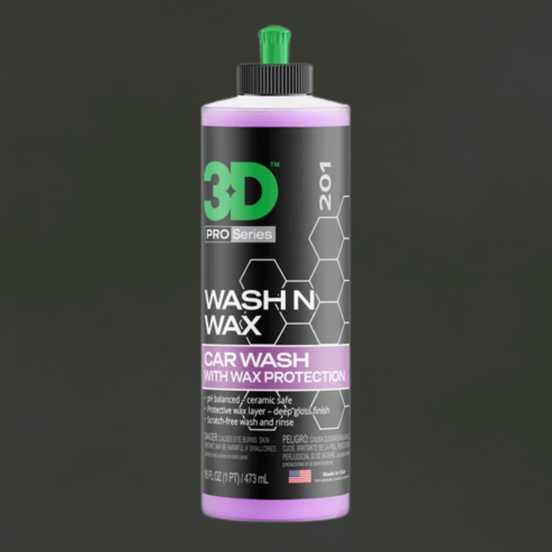 3D CAR CARE 3D WASH N WAX