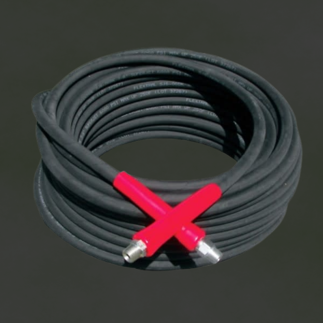 SUPERJET ARMOR FLEX HOSE BLACK 100' 6000PSI